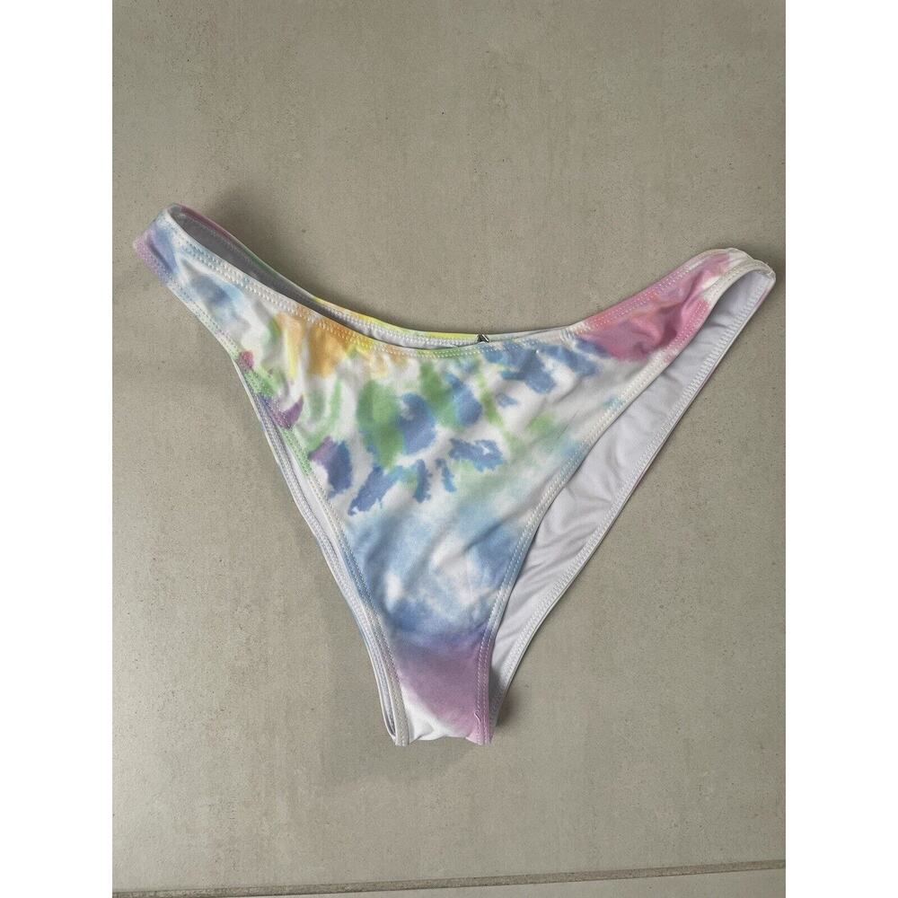 Kenny Flowers Swim Sporty Bikini Bottom Malibu Tie Dye Swimwear